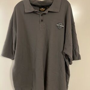 Harley-Davidson Charcoal Polo Shirt for Men